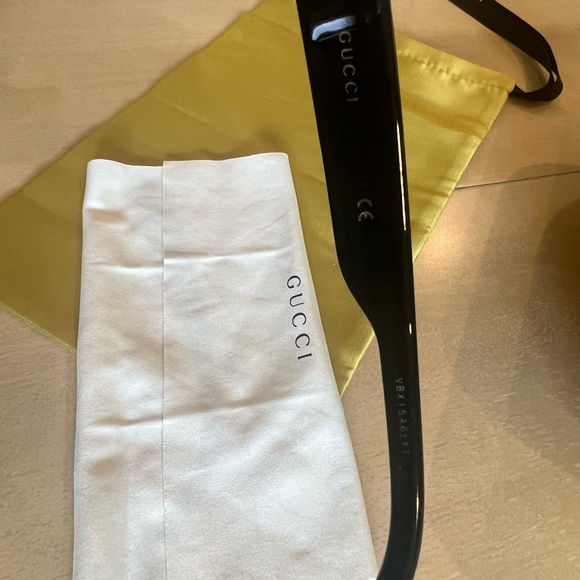 Gucci square sunglasses with gradient GG-0459-S 001 - Picture 6 of 7